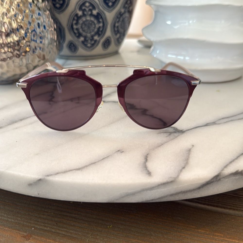 CHRISTIAN DIOR REFLECTED/S
1RQ-P7 BURGUNDY/BURGUNDY
SUNGLASSES AUTHENTIC - Picture 6 of 8